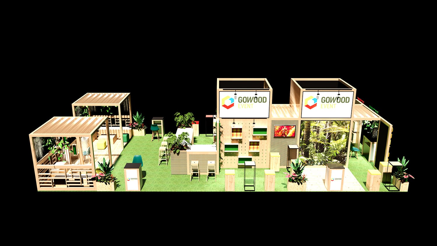 stand événementiel modulable eco responsable en location