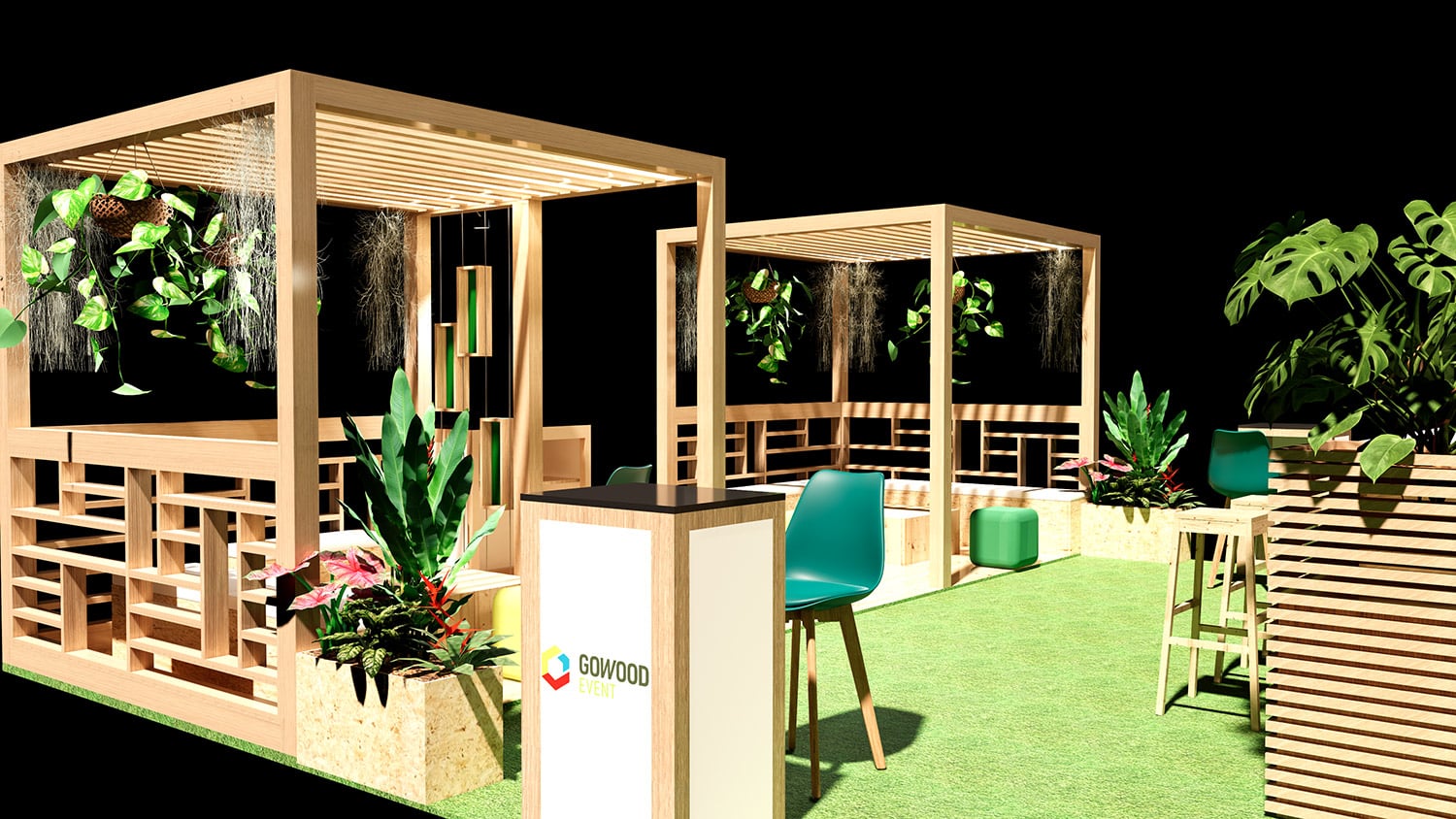 stand événementiel modulable eco responsable en location
