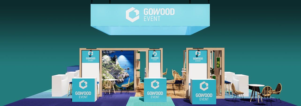 stand modulable et durable go wood event